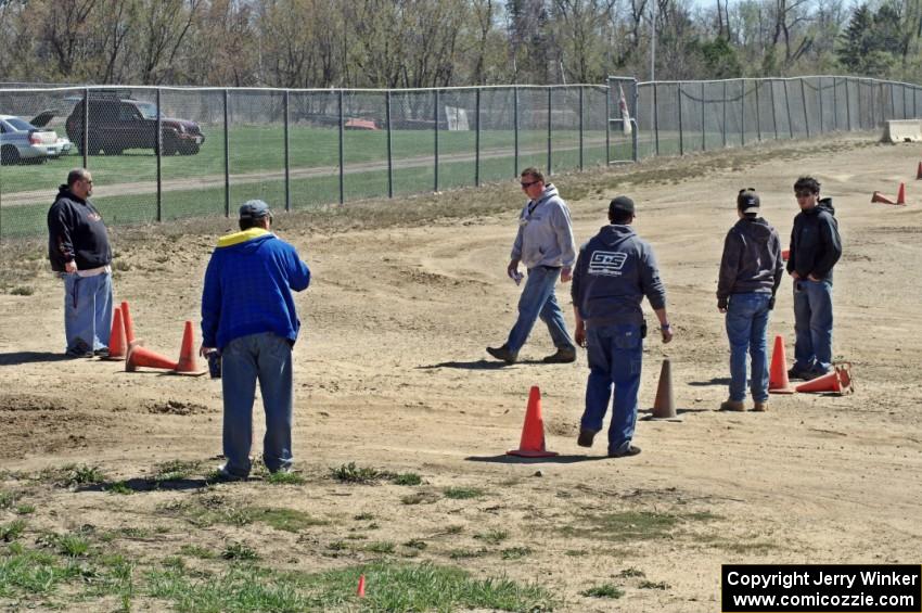 The course is changed after the second set of runs.