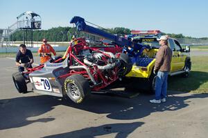 Pat Goolsbey's Spec Racer Ford comes in on the hook