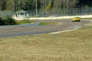 Brent Carlson's ITJ VW Golf heads into the carousel