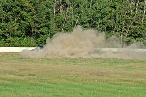 Daniel Juliano spins his ITA Mazda Miata at turn 5