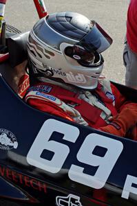 Jon Belanger sits in his Autodynamics Mk. V Formula Vee