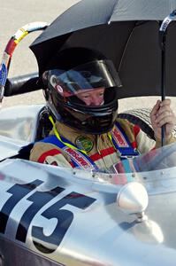 John Hertsgaard sits in his Formula Junior Special
