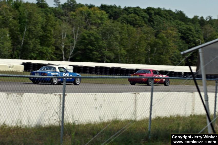 Greg Youngdahl's and Lon Blaser's Spec Miata Mazda Miatas