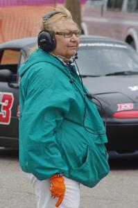 Grid marshal Marge Steffan