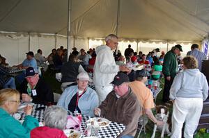 Dinner for the LOL workers at Brainerd International Raceway