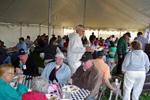 Dinner for the LOL workers at Brainerd International Raceway