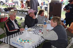 Dinner for the LOL workers at Brainerd International Raceway