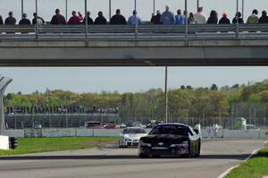 Michael Self's Chevy Impala and Andrew Ranger's Dodge Charger between turn 12 and 13.