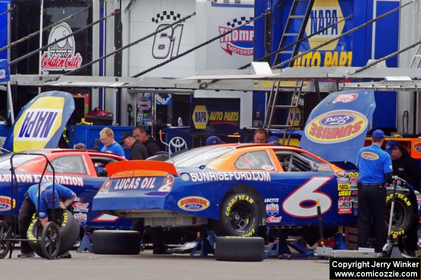 Derek Thorn's and Dylan Lupton's Ford Fusions