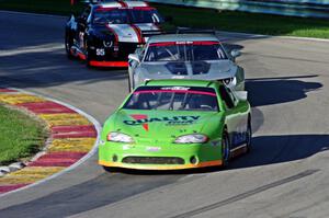 Bill Prietzel's Chevy Monte Carlo, A.J. Henriksen's Chevy Camaro and Britt Casey's Chevy Camaro