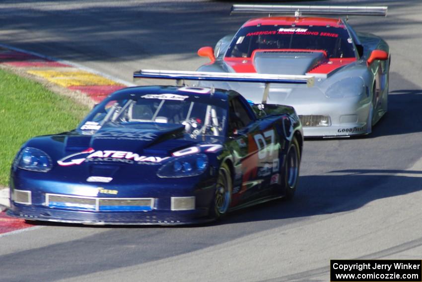 Blaise Csida's and R.J. Lopez's Chevy Corvettes