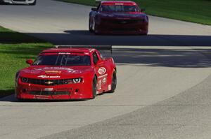 Cameron Lawrence's and Pete Halsmer's Chevy Camaros