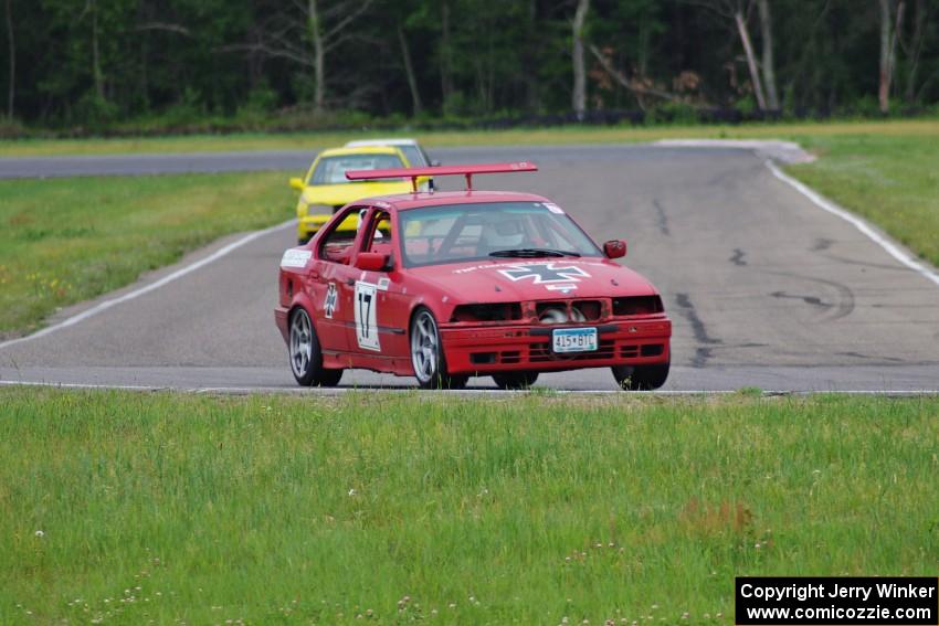 Flying Circus BMW E36, Team Short Bus VW Golf and Slugworks Honda Civic