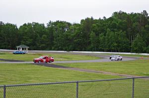 Flying Circus BMW E36, Bear Patrol Lexus SC400 and another unidentified car.