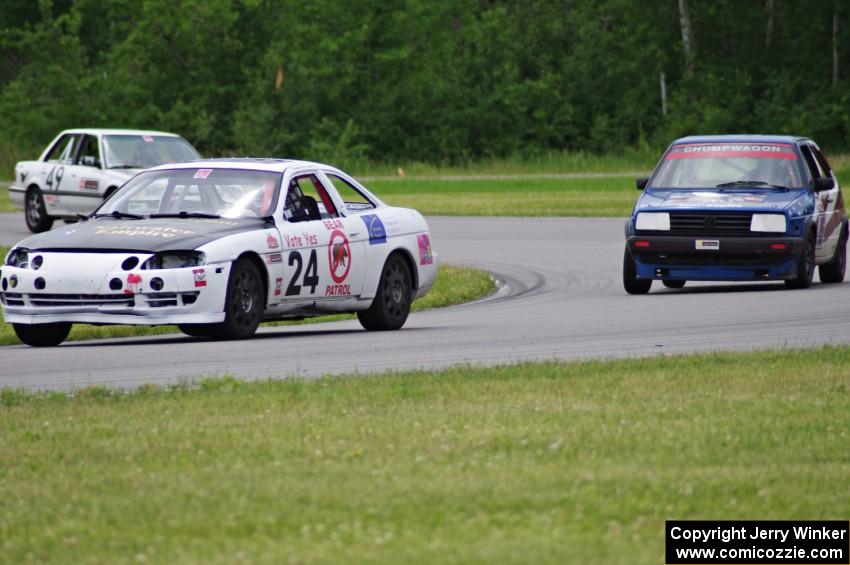 Bear Patrol Lexus SC400, Flyin' Eagles VW GTI and Slugworks Honda Civic