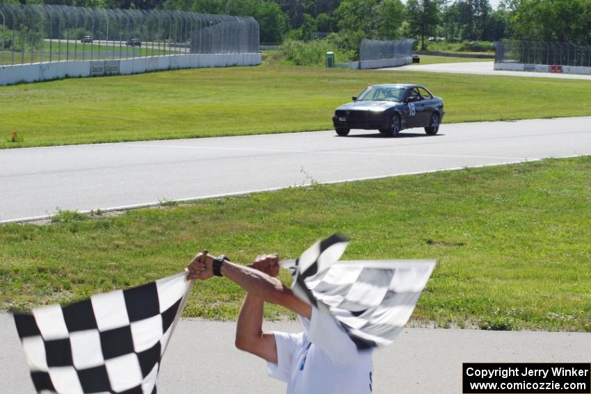 Laughing Out Loud (LOL) BMW E36 takes the checkered.