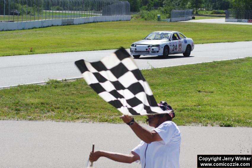 Bear Patrol Lexus SC400 takes the checkered