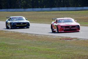 Tom Sheehan's Chevy Camaro and Mel Shaw's Chevy Camaro