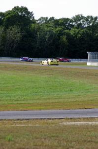 Amy Ruman's Chevy Corvette, Simon Gregg's Chevy Corvette and Doug Peterson's Chevy Corvette