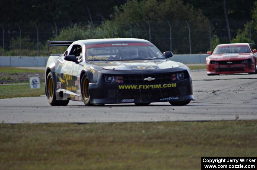 Mel Shaw's Chevy Camaro and Tom Sheehan's Chevy Camaro