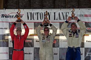 TA2 podium: L) Pete Halsmer - 2nd; Bob Stretch - 1st; and Mike Wilson - 3rd