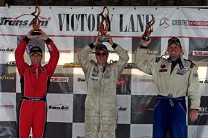 TA2 podium: L) Pete Halsmer - 2nd; Bob Stretch - 1st; and Mike Wilson - 3rd
