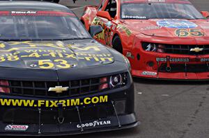 Mel Shaw's and Tom Sheehan's Chevy Camaros