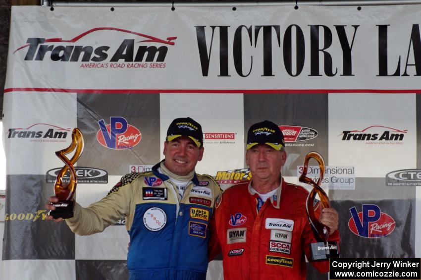 GGT podium L to R) Chuck Cassaro - 2nd, and Tim Gray - 1st