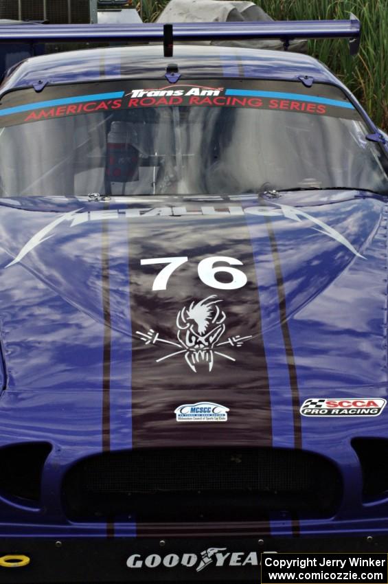 Chuck Cassaro's Panoz GTS after the second race on Sunday.