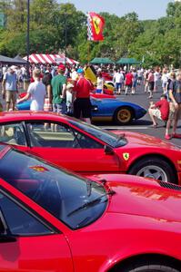 Ferraris and Lamborghini Miura P400SV