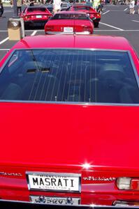 Maserati Ghibli SS with a Maserati Urraco and Ferrari 308s in front