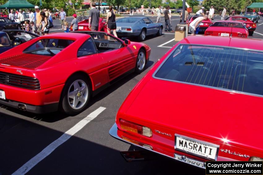 Ferrari 348 TS and Maserati Ghibli SS