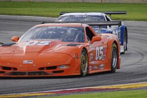 David Fershtand's Chevy Corvette and Rick Dittman's Chevy Corvette