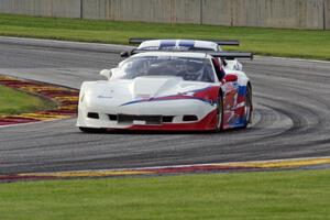 Simon Gregg's Chevy Corvette and Cliff Ebben's Ford Mustang