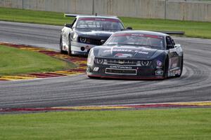 Ricky Sanders's Chevy Camaro and Britt Casey's Chevy Camaro