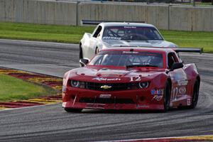 Pete Halsmer's Chevy Camaro and Kurt Roehrig's Chevy Camaro