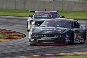 Ricky Sanders's Chevy Camaro and Britt Casey's Chevy Camaro