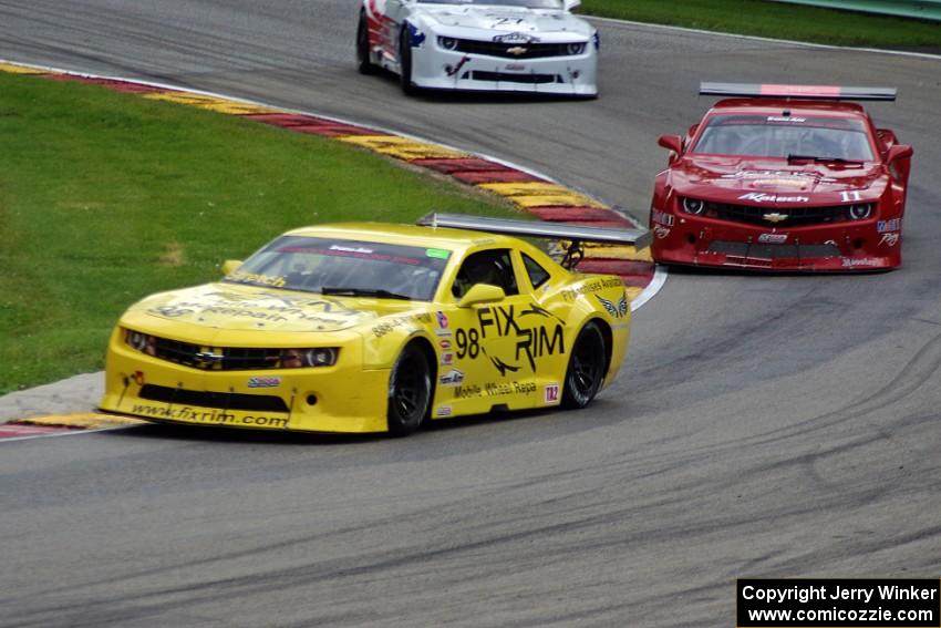 The Chevy Camaros of Bob Stretch, Cameron Lawrence and Rob Huffmaster