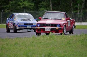 Missing Link Motorsport BMW 325 and Binford 'More Power' Racing Chevy Beretta
