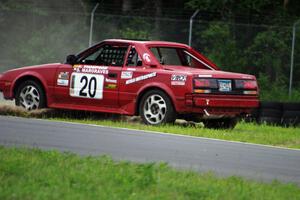 Miyagi Motorsports Toyota MR-2 spins at the carousel