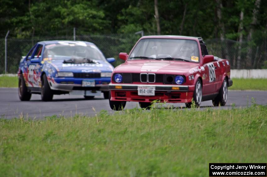Missing Link Motorsport BMW 325 and Binford 'More Power' Racing Chevy Beretta