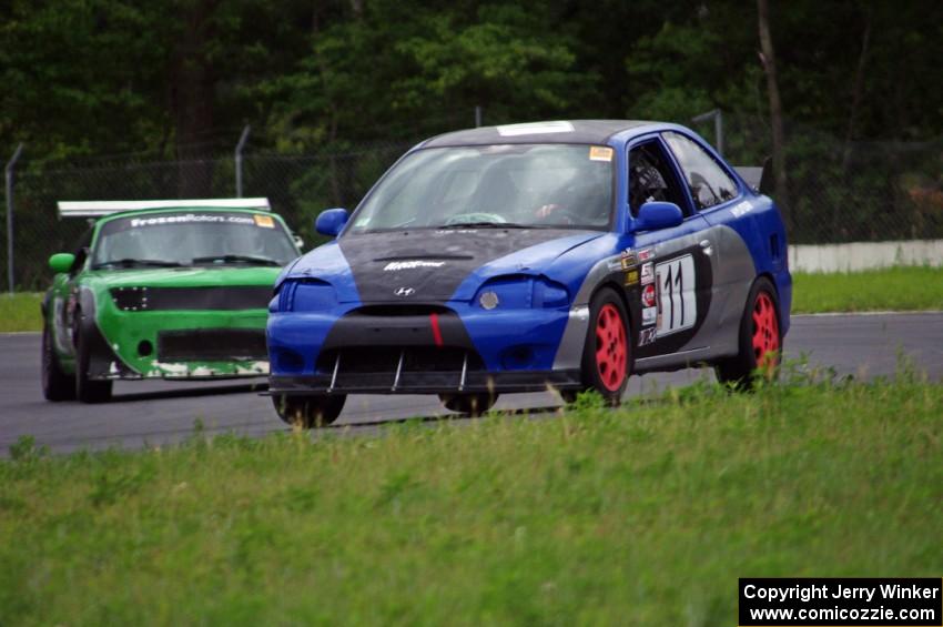 Team HACKcent Hyundai Accent and Miaro Racing Mazda Miata