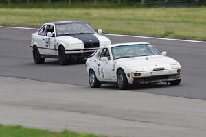 Team Fugu Porsche 924 and Fubar Racing BMW 325