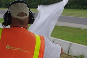 The white flag comes out at turn 2