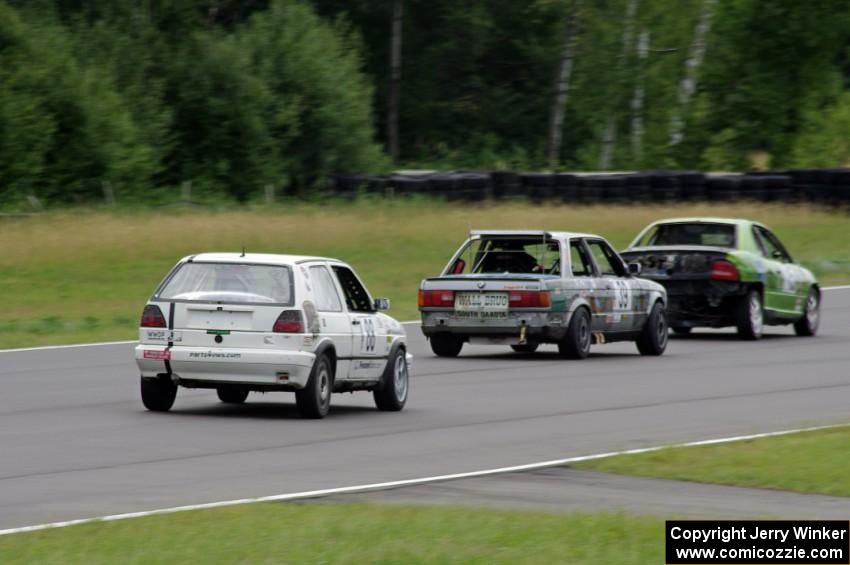 NNM Motorsports Dodge Neon, Chump Faces BMW 325is and JAB Motorsport VW GTI