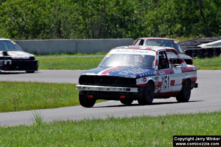 British American Racing 2 BMW 318i, North Loop Motorsports 2 BMW 325 and Slugworks Honda Civic