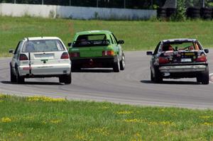 Flying Dutchmen Merkur XR4Ti, JAB Motorsport VW GTI and Car 54, Where Are You? BMW 325