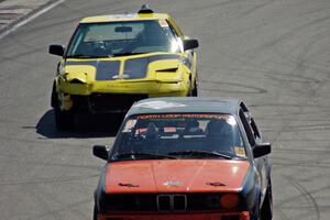 North Loop Motorsports 1 BMW 325 and Stillwater Chumps Toyota MR-2