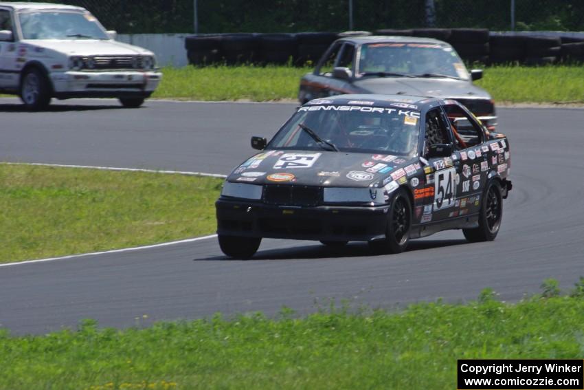 Car 54, Where Are You? BMW 325, North Loop Motorsports 2 BMW 325 and JAB Motorsport VW GTI