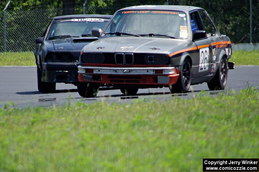 North Loop Motorsports 2 BMW 325 and Wells Mafia Ford Mustang